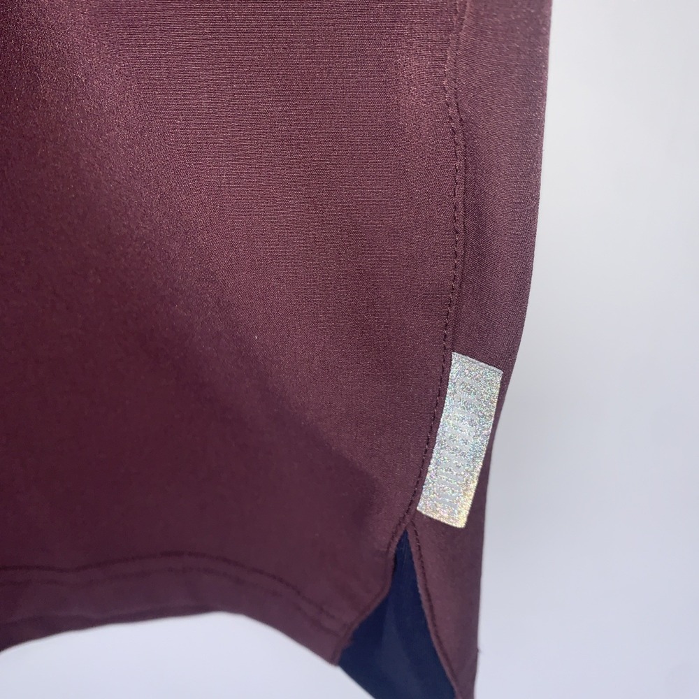 Club Ride Mountain Bike Shorts Mens Maroon Blue Cycling Adjustable Waist SMALL - Picture 2 of 12